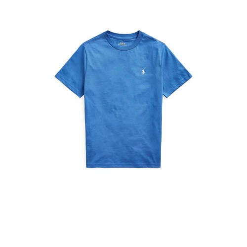 POLO Ralph Lauren T-shirt frisblauw Jongens Katoen Ronde hals Effen