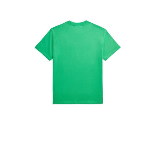 Polo Ralph Lauren T-shirt met printopdruk kikkergroen Jongens Katoen Ronde hals 188