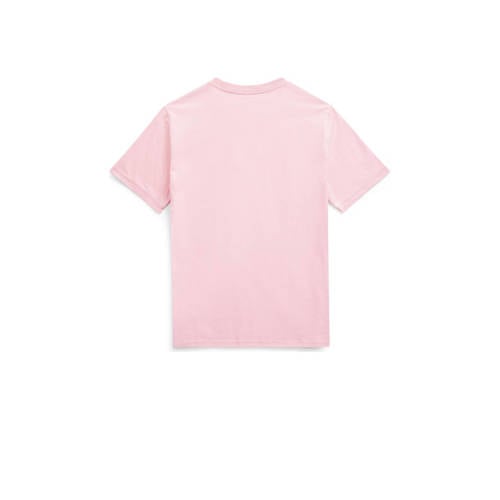Polo Ralph Lauren T-shirt zachtroze Jongens Katoen Ronde hals Effen 128
