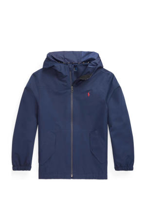 zomerjas PRTLAND van polyester donkerblauw