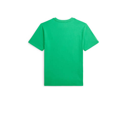 Polo Ralph Lauren T-shirt kikkergroen Jongens Katoen Ronde hals Effen 128