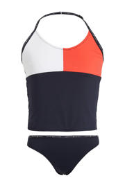 thumbnail: Tommy Hilfiger tankini donkerblauw/rood/wit