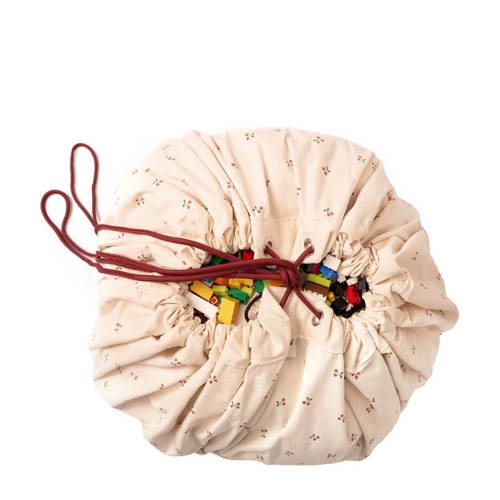 Play&Go 2-in-1 opbergzak speelkleed Cherry Rood