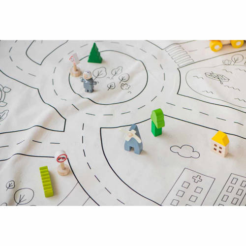 Play&Go 2-in-1 opbergzak speelkleed Playville Multi
