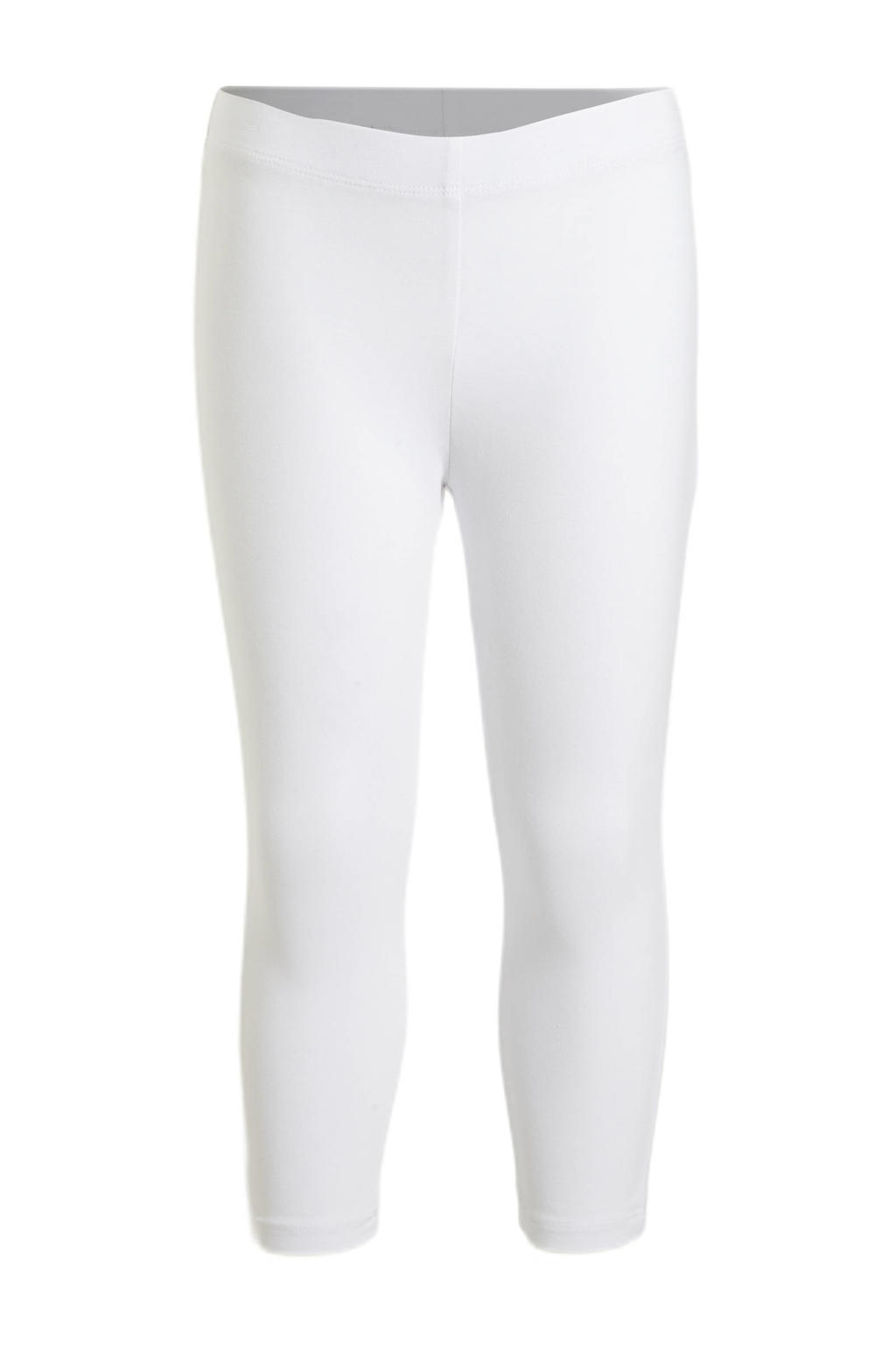  meisjes anytime cropped legging van katoen met elastische tailleband en effen