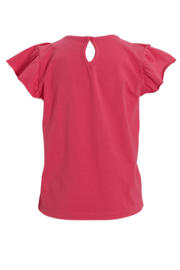 thumbnail: anytime T-shirt met broderie roze