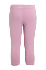 thumbnail: Roze meisjes anytime cropped legging van katoen met elastische tailleband en effen