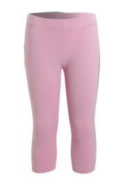 thumbnail: Roze meisjes anytime cropped legging van katoen met elastische tailleband en effen
