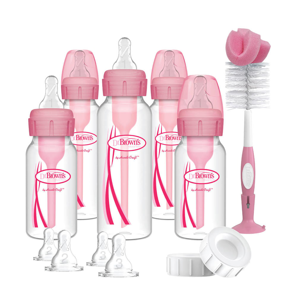 Dr. Brown's Options+ Giftset Standaardfles roze