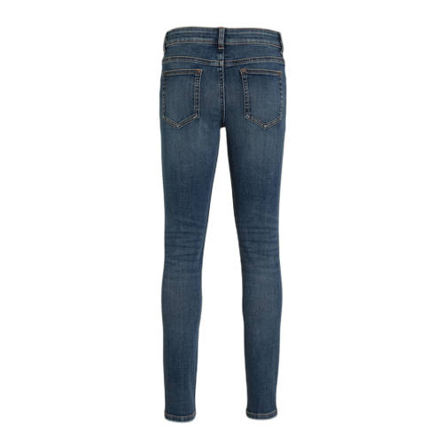 anytime skinny jeans mid blue Blauw Jongens Denim 104