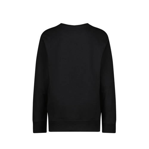 Raizzed sweater Dundee met tekst zwart Tekst 104