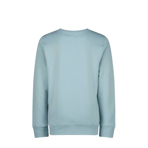 Raizzed sweater Monroe met printopdruk lichtblauw Printopdruk 104