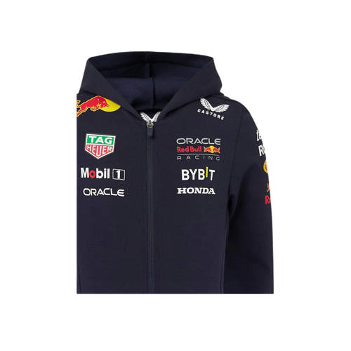 Castore Jr. Red Bull Racing replica vest Blauw Jongens Meisjes Katoen Capuchon 158