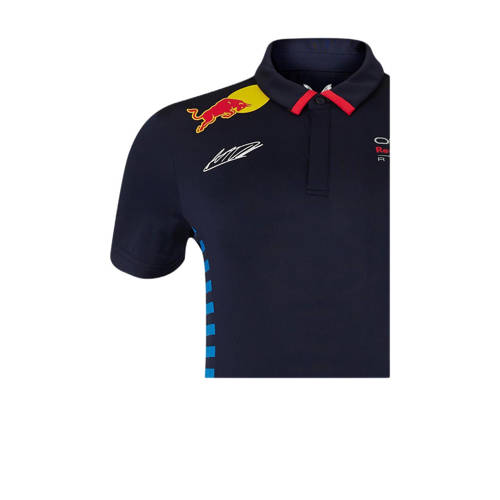 Castore Jr. Red Bull Racing replica polo Blauw Jongens Polyester Polokraag 134