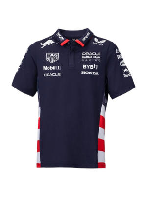 Junior Red Bull Racing replica polo donkerblauw