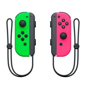 Joy-Con controller neon groen/roze