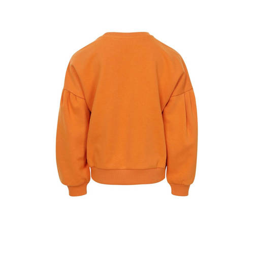 LOOXS little sweater met printopdruk oranje Printopdruk 110