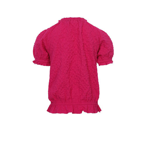 LOOXS little top felroze Meisjes Polyester Opstaande kraag Effen 92