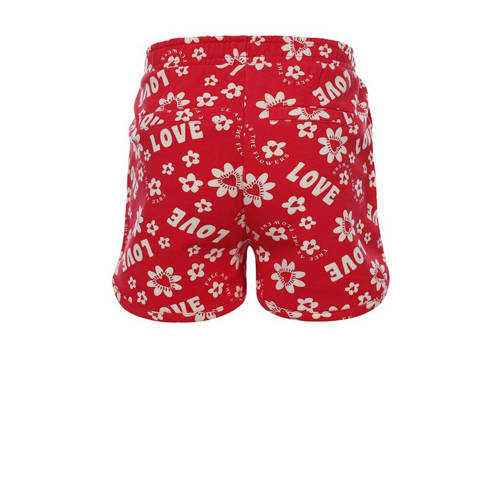 LOOXS little casual short met all over print rood wit Korte broek Meisjes Stretchkatoen 104