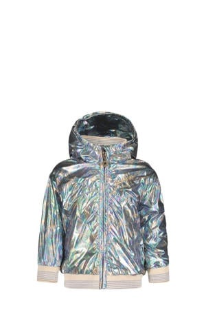 zomerjas zilver/blauw/paars