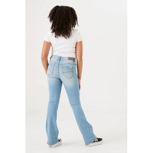 Garcia high waist flared jeans Rianna flared medium used Blauw Meisjes Stretchdenim 128