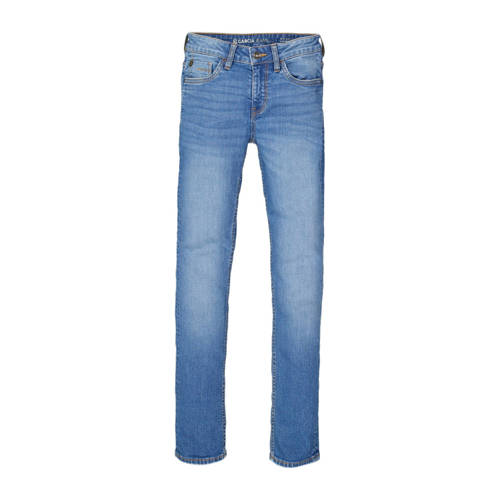 Garcia slim fit jeans Tavio medium used Blauw Jongens Stretchdenim Effen