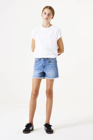 high waist slim fit denim short Rianna short medium used denim