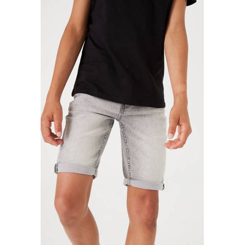 Garcia slim fit denim short Tavio short light used grey Korte broek Grijs Jongens Jog denim 170