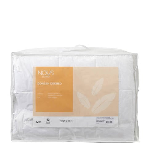 NOUS Living donzen 4-seizoenen dekbed Wit 200*200 | Dekbed van