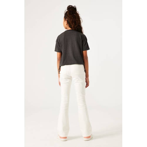 Garcia T-shirt van polyester grijs Printopdruk 128 134
