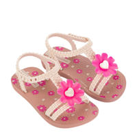 thumbnail: Ipanema Daisy Baby  gebloemde sandalen beige/roze