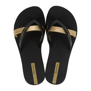 Kirei teenslippers zwart