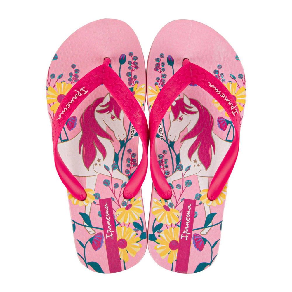 Roze meisjes Ipanema Temas teenslippers van rubber 
