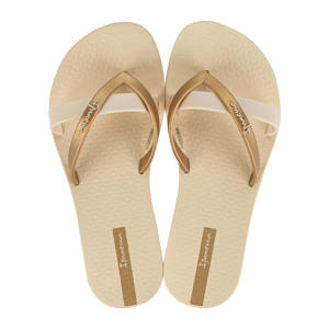 Kirei teenslippers beige