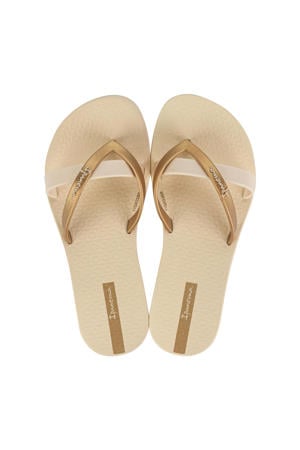 Kirei teenslippers beige