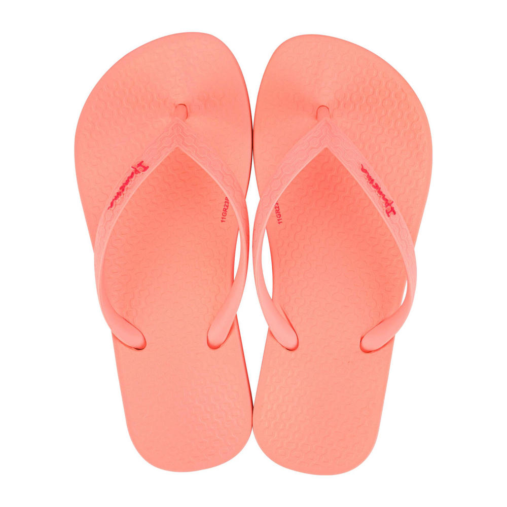 Zalmkleurige meisjes Ipanema Anatomic Color teenslippers roze van rubber