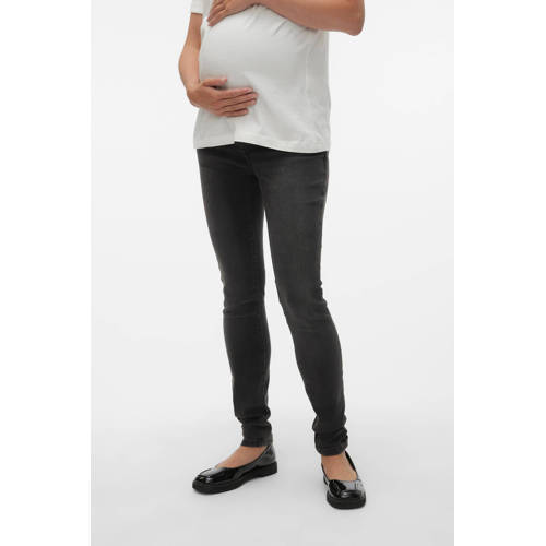 VERO MODA MATERNITY zwangerschaps slim fit jeans VMMLARA grey denim Grijs XL