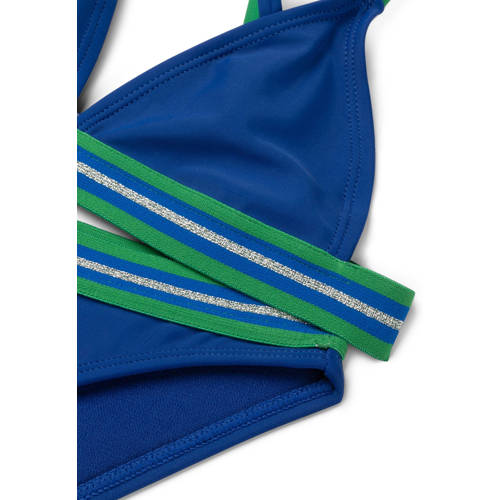 Shiwi triangel bikini Luna blauw groen Meisjes Gerecycled polyester Meerkleurig 134 140