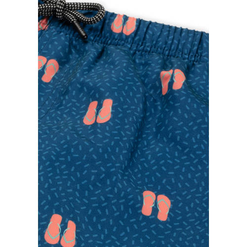 Shiwi zwemshort petrol Blauw Jongens Gerecycled polyester All over print 98 104