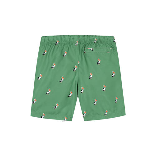 Shiwi zwemshort groen Jongens Gerecycled polyester All over print 110 116