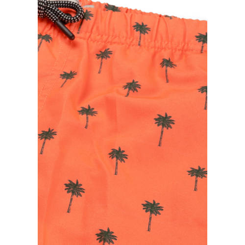 Shiwi zwemshort neon oranje Jongens Polyester All over print 110 116