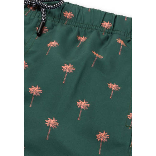 Shiwi zwemshort donkergroen Jongens Polyester All over print 146 152