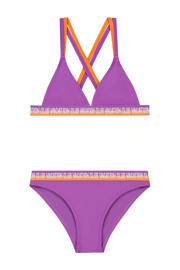 thumbnail: Shiwi triangel bikini Luna paars/oranje