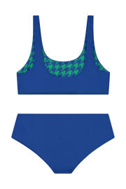 thumbnail: Shiwi reversible crop bikini Ruby groen/blauw