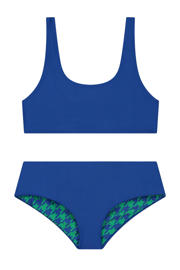 thumbnail: Shiwi reversible crop bikini Ruby groen/blauw