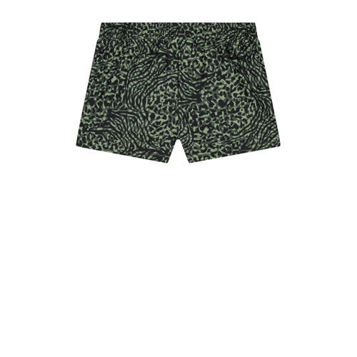 Shiwi zwemshort Sil groen zwart Bikini Meisjes Gerecycled polyester All over print 134 140