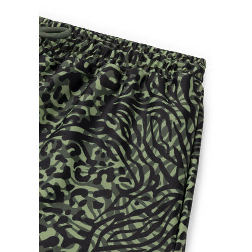 Shiwi zwemshort Sil groen zwart Bikini Meisjes Polyester All over print 134 140