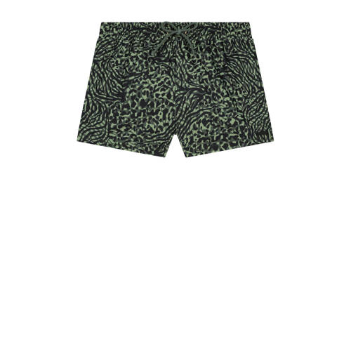 Shiwi zwemshort Sil groen/zwart Bikini Meisjes Polyester All over print
