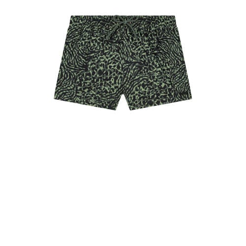 Shiwi zwemshort Sil groen/zwart Bikini Meisjes Gerecycled polyester All over print