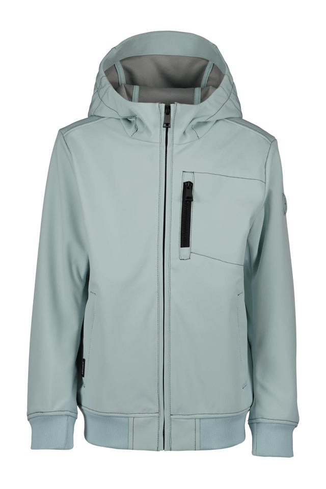 Airforce softshell jas zomer blauw